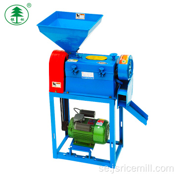 Jordbruksmaskinpris Mini Rice Mill Machine